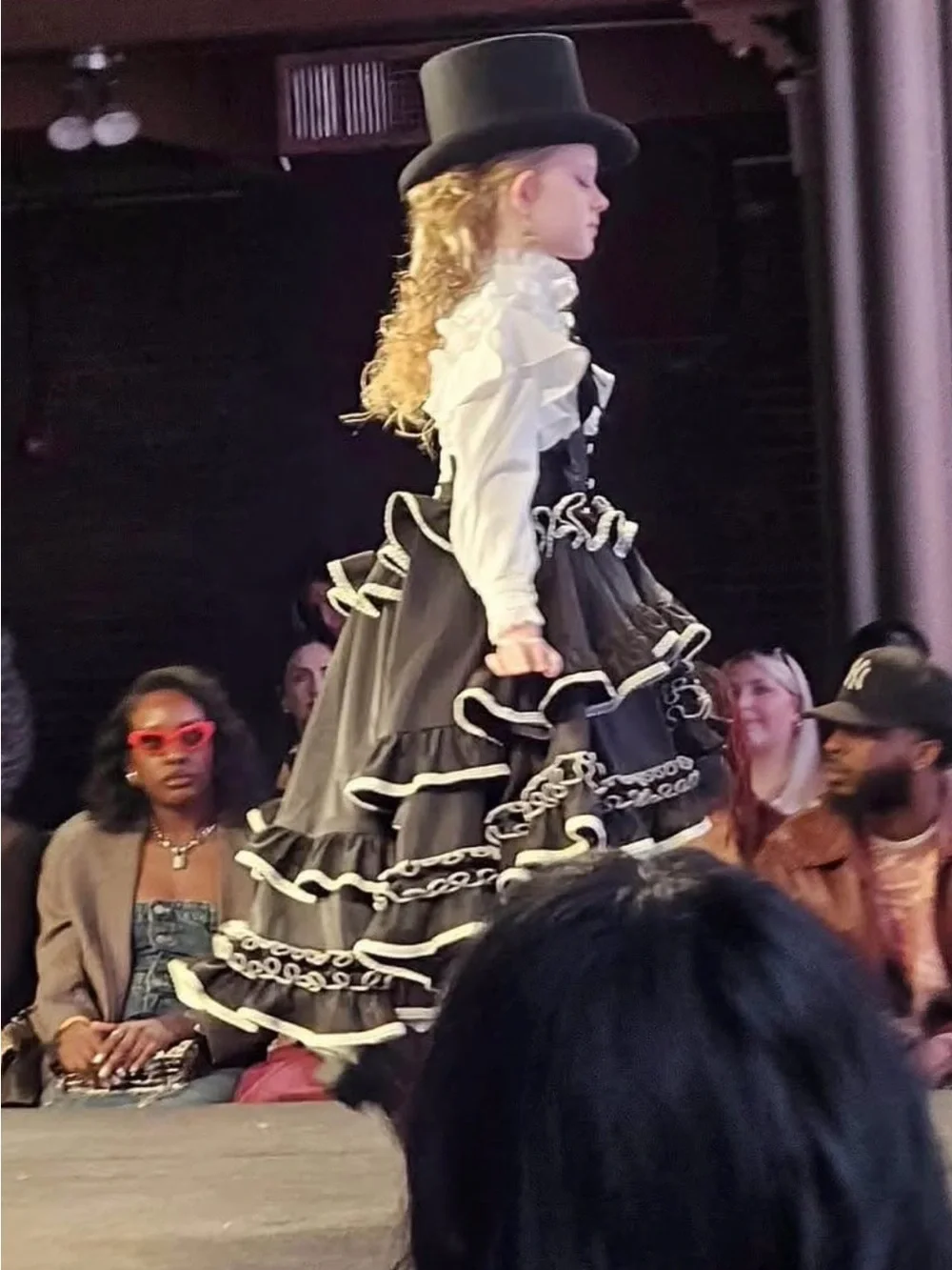 Victorian-Inspired Black & White Steampunk Costume / Gown